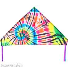 HQ 106121 - Delta Tie Dye - Kinderdrachen, ab 5 Jahren, 75x140cm, inkl.17kp Polyester Schnüre, 40m