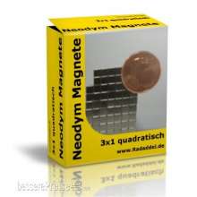 Tabletop Depot Magnete3x3x1 - 10 Neodym Magnete 3 x 3 x 1 mm