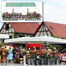 Busch 1072 - Marktstand »Blumen«