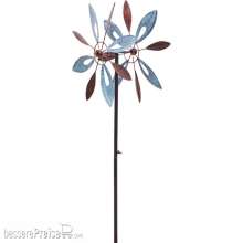 Invento 110221 - Metal Wind Spinner: Copper Flower Duett