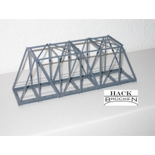 Hack Brücken 11050 - Kastenbrücke 21 cm schräg, grau - Typ K21S