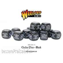 Warlord Games 402616009 - Bolt Action Orders Dice - Black (12)