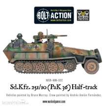 Warlord Games WGB-WM-502 - Sd.Kfz 251/10 Pak 36 Half-Track