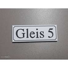 Heyn 112335 - Gleisschild klein alte Schrift Gleis 5