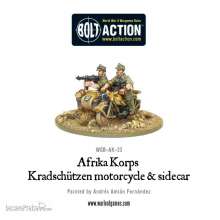 Warlord Games WGB-AK-23 - Afrika Korps Kradschützen