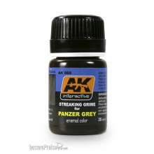 AK-Interactive AK069 - Streaking Grime for Panzer Grey