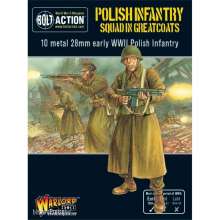 Warlord Games WGB-PI-04 - Polish Infantry Squad in greatcoats