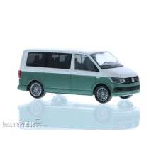 Rietze 11664 - Volkswagen T6 Bus KR candyweiß/bay leaf green, 1:87