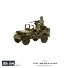 Warlord Games 403213001 - US Army Jeep with 30 Cal MMG