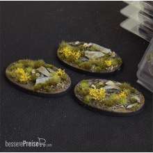 Gamers Grass GGB-HLO75 - Ovale Highland Bases 75mm (x3)