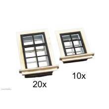 Igra Model 12000500 - Fensterset gross - weiß