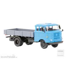 Hädl 121045-03 - IFA W50L Speditionskabine, Holzpritsche, Hellblau