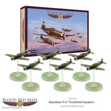 Warlord Games 772211014 - Republic P-47 Thunderbolt squadron