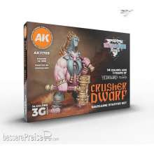 AK-Interactive AK11769 - Crusher Dwarf 12 Colors Set & 1 Figure von AK-Interactive