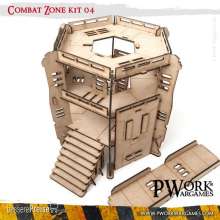 PWork Wargames PWTS00304MDF - MDF Terrain Combat Zone 04