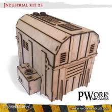 PWork Wargames PWTS00203MDF - MDF Terrain Industrial 03