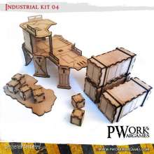 PWork Wargames PWTS00204MDF - MDF Terrain Industrial 04