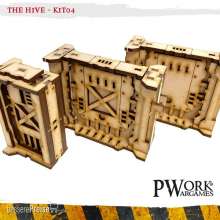 PWork Wargames PWTS00830MDF - MDF Terrain The Hive 04