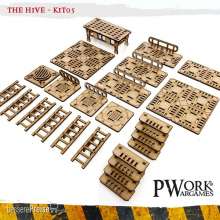 PWork Wargames PWTS00840MDF - MDF Terrain The Hive 05