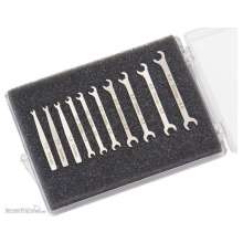 Schönwitz 12493 - Micro Miniatur Maulschlüssel Set 10 teilig 1mm - 4mm