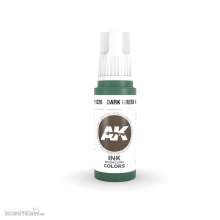 AK-Interactive AK11226 - AK 3GEN Dark Green INK 17ml