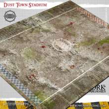 PWork Wargames BB00700N - Neoprene Mat Dust Town Stadium