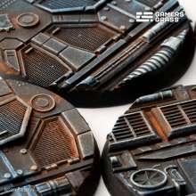 Gamers Grass GGB-SPR50 - Spaceship Corridor Bases 50mm (x3)