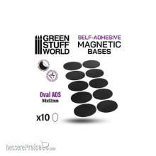 Greenstuff World GS-10855 - Magnetfolie - Oval 90x52mm