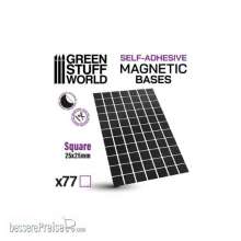 Greenstuff World GS-10849 - Magnetfolie - Quadrate 25x25mm