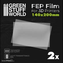 Greenstuff World GS-3078 - FEP film 200x140mm (pack x2)