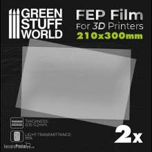 Greenstuff World GS-3079 - FEP film 300x210mm (pack x2)