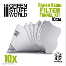 Greenstuff World GS-3096 - Einweg-Papierfilter 10cm