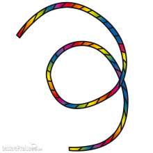 Invento 126441 - Tube Tail Rainbow Spiral 6 m