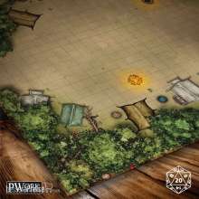 PWork Wargames RPG00800P30X30 - Battle Map - The Camp