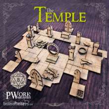 PWork Wargames FT00200MDF - FANTASY TILES The Temple