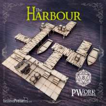 PWork Wargames FT00360MDF - FANTASY TILES The Harbour