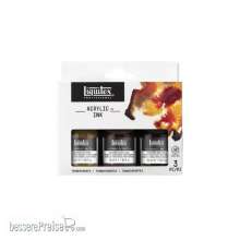 Liquitex 3699239 - Liquitex Ink 3 x Trans.e Farben