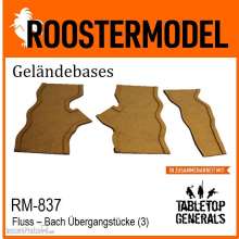 Roostermodel RM-837 - Übergangsstücke - Fluss zu Bach