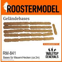 Roostermodel RM-841 - Mauern/Hecken Bases ca 2m