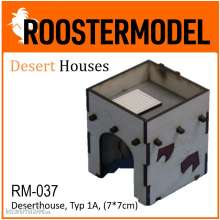 Roostermodel RM-037 - Deserthouse, Typ 1A, (7*7cm)