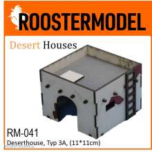 Roostermodel RM-041 - Deserthouse, Typ 3A, (11*11cm)