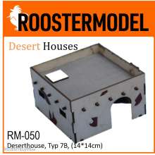 Roostermodel RM-050 - Deserthouse, Typ 7B, (14*14cm)