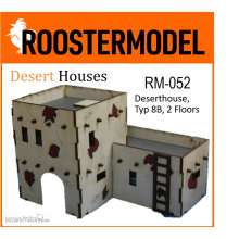 Roostermodel RM-052 - Deserthouse, Typ 8B, 2 Floors