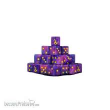 Baron of Dice CHAOS-TZE-01-SQ - Eternal Flame Dice