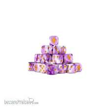 Baron of Dice SCI-IMP-SIS-02-RD - Fleur De Lis Purple Dice