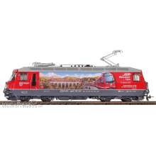 Bemo 1359176 - RhB Ge 4/4 III 644 Universallok ´Weltrekordlok-Fahrt´