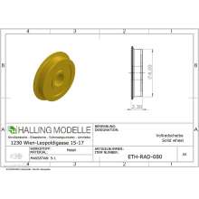 Halling ETH-RAD-080 - Rad 8.0 mm Strassenbahn/tram