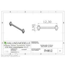 Halling ETH-KWE-123 - Kardanwelle 12,3mm