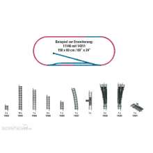 Trix T14311 - Gleis-Ergänzungs-Set H1
