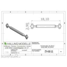 Halling ETH-KWE-181 - Kardanwelle 18,1mm